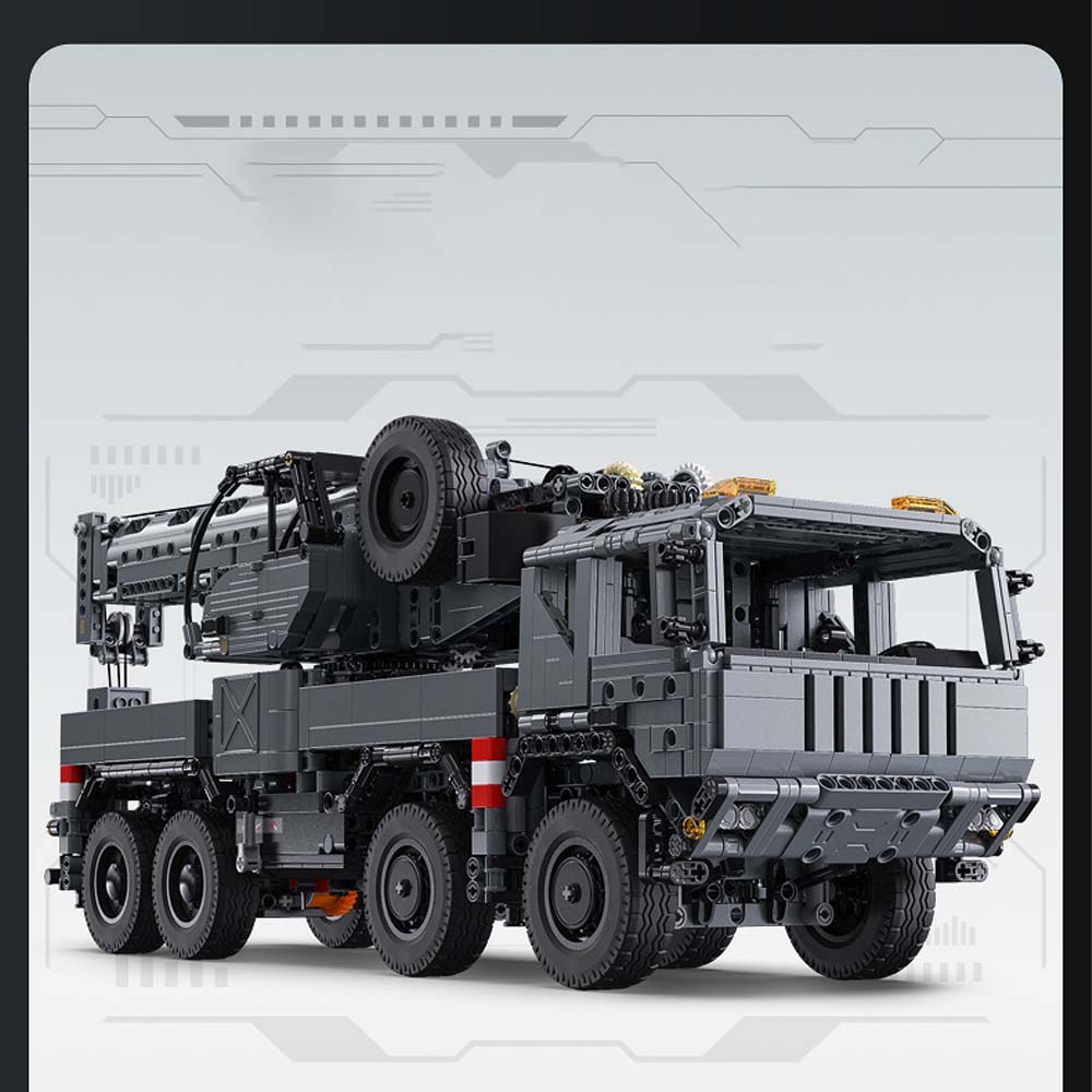 Professional Rescue Armored Crane Model with 360° Rotating Work Platform for Heavy-duty Lifting Simulation