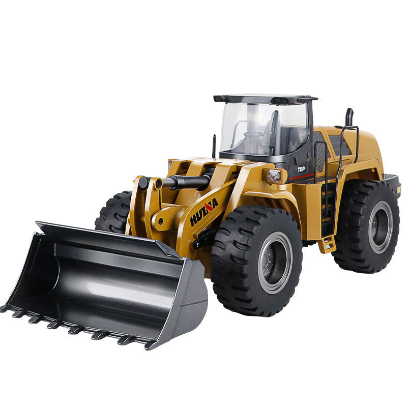 1/14Electric Alloy RC Loader with Screw Drive Engineering Vehicle Model - Remote-Controlled Dozing Equipment