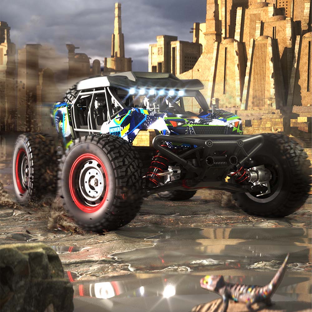 Professional 1:16 scale 4WD brushless RC high-speed racing car, desert racing and off-road drifting specialist, extreme handling performance, built for hardcore enthusiasts