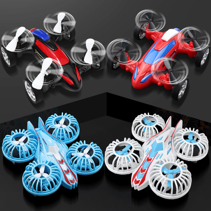 Four-wheeled toy car with fan blades, various colors