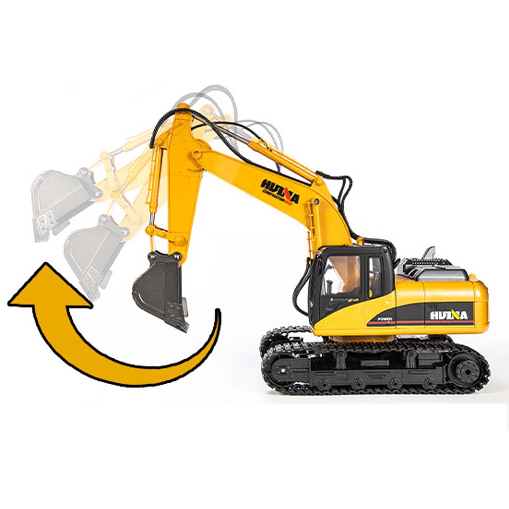 Tong Alloy 2.4G Wireless Remote Control Electric Excavator Heavy Engineering Vehicle Toy Remote Control Engineering Vehicle Model