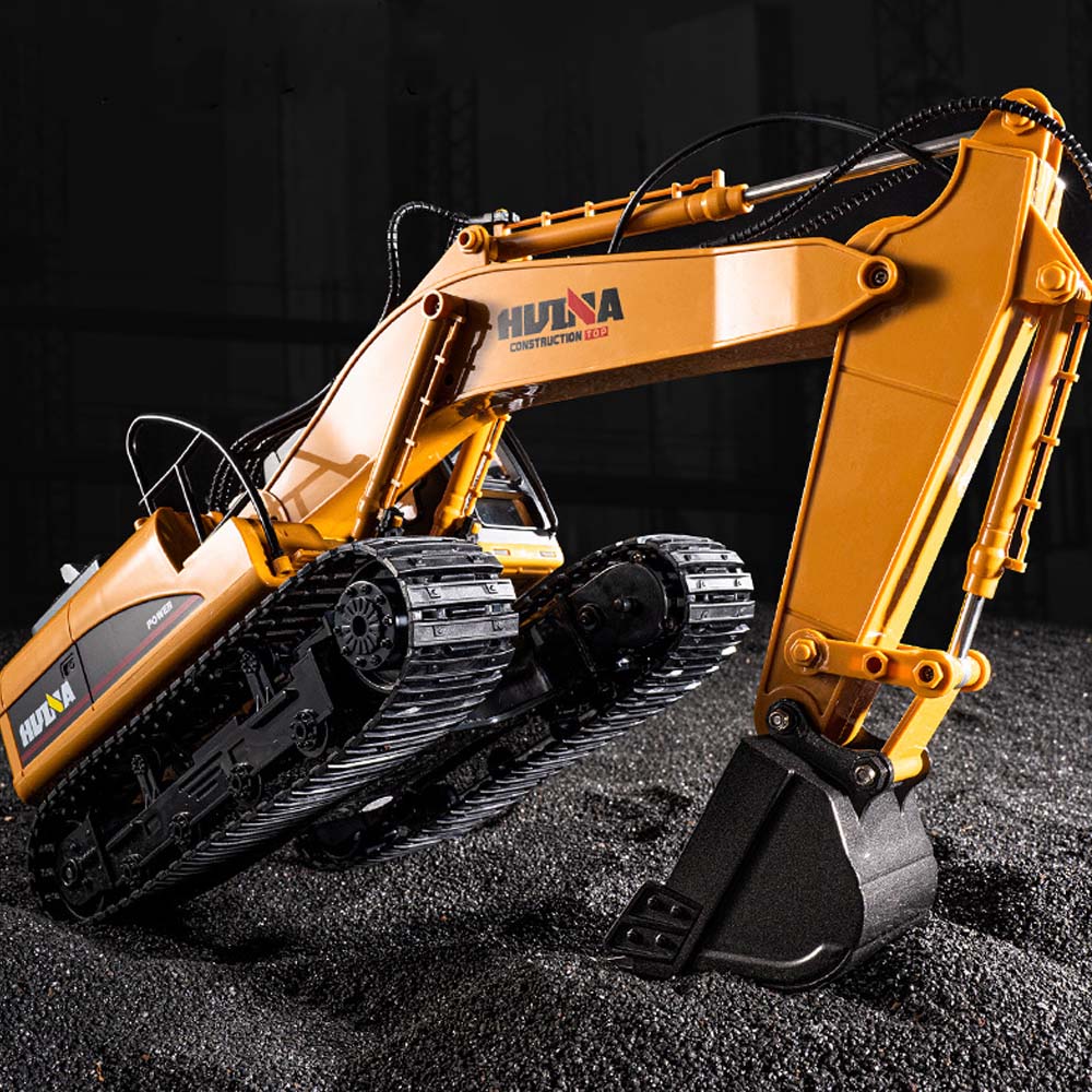 Tong Alloy 2.4G Wireless Remote Control Electric Excavator Heavy Engineering Vehicle Toy Remote Control Engineering Vehicle Model