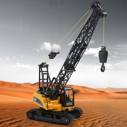 1:14 Scale Simulation Tower Crane | 15-Channel 2.4G Remote-Controlled Electric Engineering Vehicle with 680° Free Rotation | Rechargeable RC Toy