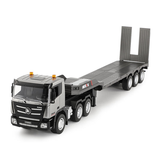 1/24 remote control flatbed transport semi-trailer tractor truck high-power truck