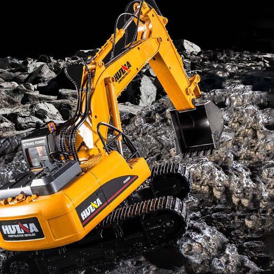 Tong Alloy 2.4G Wireless Remote Control Electric Excavator Heavy Engineering Vehicle Toy Remote Control Engineering Vehicle Model