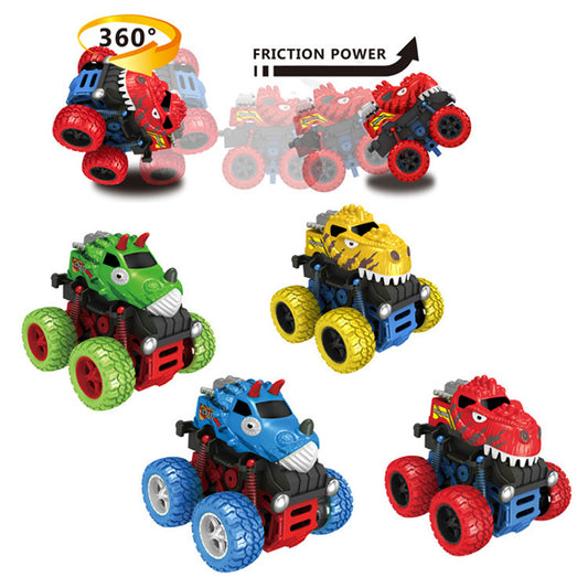 360 degree rotating, transformable toy car