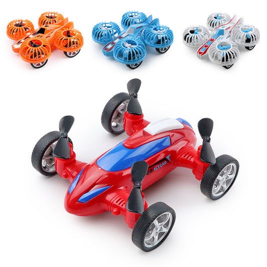 Four-wheeled toy car with fan blades, various colors