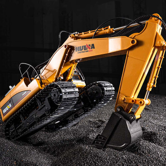 Tong Alloy 2.4G Wireless Remote Control Electric Excavator Heavy Engineering Vehicle Toy Remote Control Engineering Vehicle Model