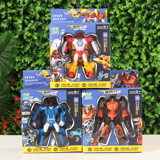 Educational toys, transforming robots